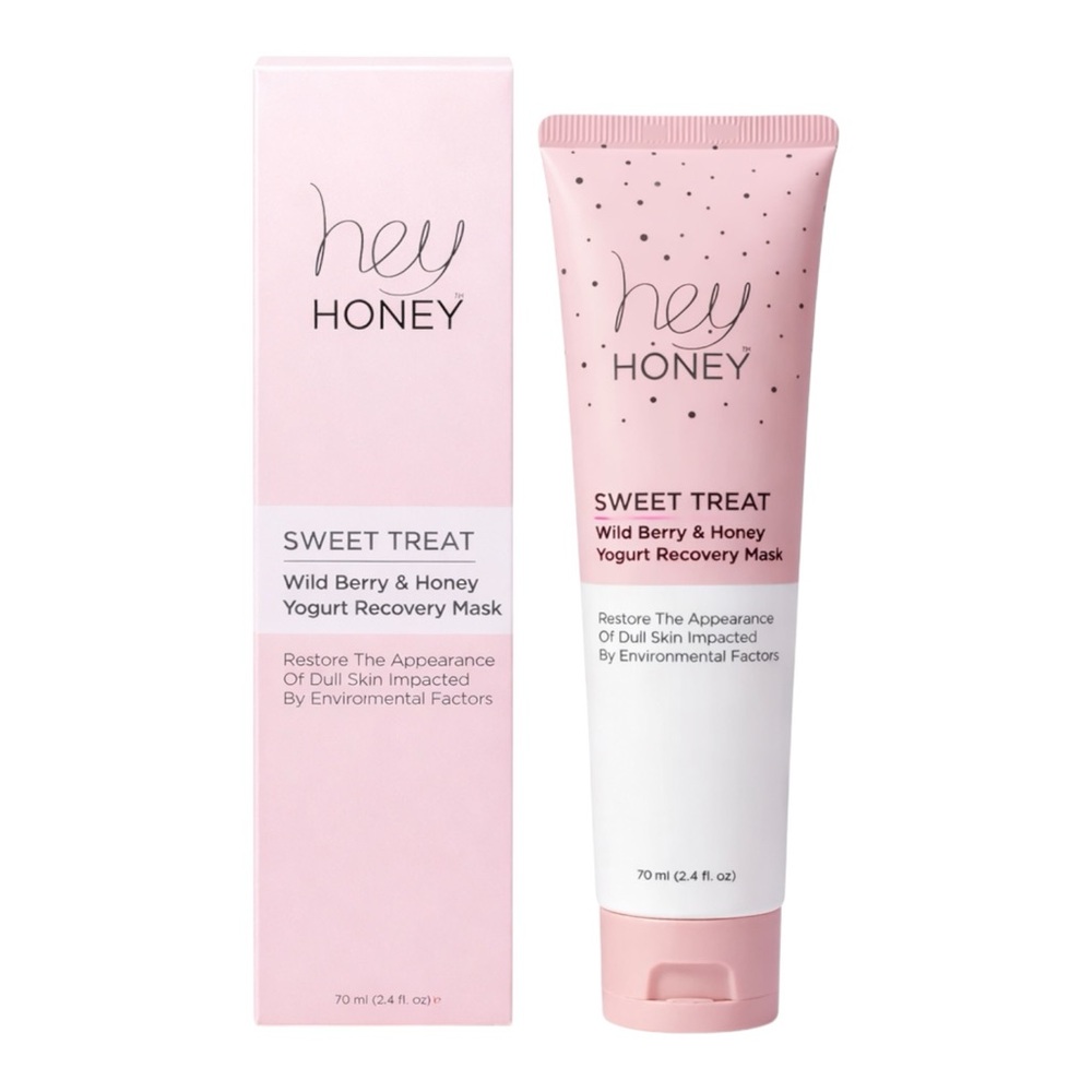 HEY HONEY SWEET TREAT WILD BERRY & HONEY YOGURT RECOVERY MASK 70ML - BNIB
